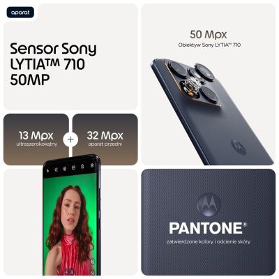 33. Smartfon Motorola Moto Edge 70 Fusion 5G 8/256 GB Silhouette