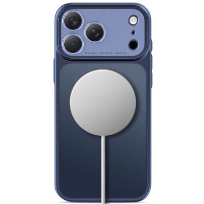 4. Etui Tech-Protect MagPrime MagSafe CC na iPhone 18 Pro / 17 Pro - granatowe matowe