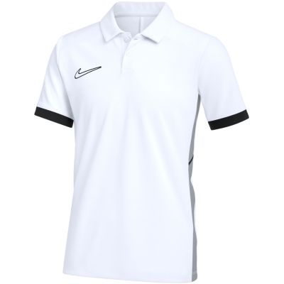 3. Koszulka dla dzieci Nike Dri-Fit Academy Polo biała FZ9763 100