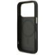 7. Etui Karl Lagerfeld Big Strap Choupette Metal Logo MagSafe na iPhone 17 Pro Max - czarne