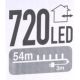 8. LAMPKI CHOINKOWE ŁAŃCUCH ŚWIETLNY 720 LED CIEPŁY BIAŁY
