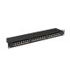 10. LANBERG PATCH PANEL 24 PORT 1U 19" KAT.6A FTP CZARNY PPSA-1024-B