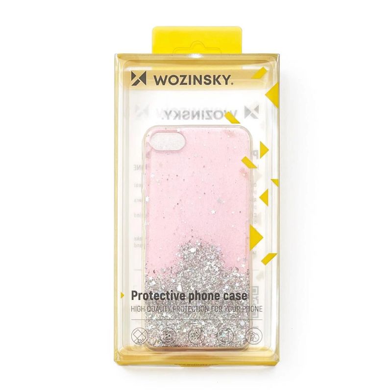 8. Wozinsky Star Glitter błyszczące etui pokrowiec z brokatem iPhone 12 Pro Max czarny