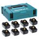 MAKITA AKUMULATOR 18V 6,0Ah LI BL1860B /8szt. ...