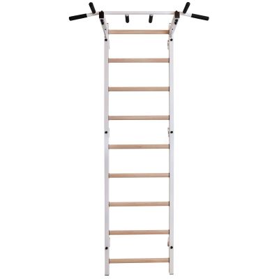 2. DRABINKA GIMNASTYCZNA DREWNIANO METALOWA Z METALOWYM DRĄŻKIEM BENCHK 721W