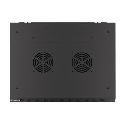 10. LANBERG SZAFA WISZĄCA RACK 19" 9U 600X450 DRZWI METALOWE CZARNA (FLAT PACK) WF01-6409-00B