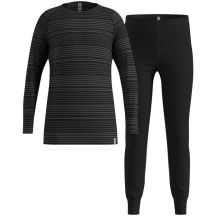 Bielizna termoaktywna - zestaw Odlo Set long ACTIVE WARM SET roz. 104cm Czarna