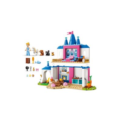 6. LEGO Disney 43283 - Zamek Kopciuszka i jej zwierzęcych przyjaciół