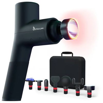 3. Extralink Massage Gymgun Fit 2.0 Pro | Pistolet do masażu | 7 głowic, 6 trybów