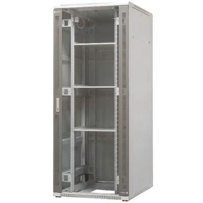 2. EmiterNet Szafa ramowa stojąca 42U, drzwi przód blacha/szkło, 800x1000x1980mm (szer./gł./wys.)