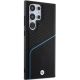 4. Etui BMW Signature Leather Textured & Line MagSafe na Samsung Galaxy S24 Ultra - czarne
