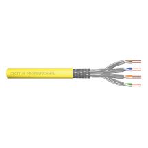 Digitus Kabel instalacyjny KAT. 7A, S/FTP, Dca-s1a d1 a1, AWG 23/1, LSOH, 500m, żółty, szpula