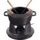 Zestaw do fondue Staub - 16 cm, Czarny