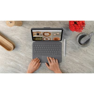 2. Logitech Combo Touch QWERTY British English Smart Connector Szary