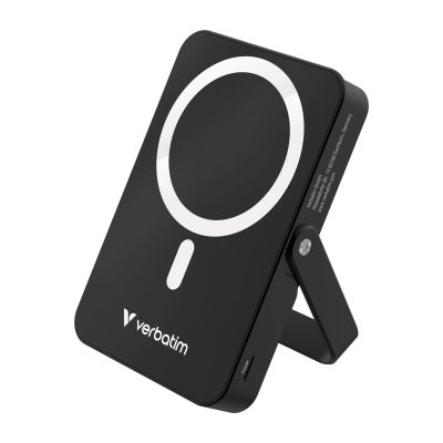 8. Verbatim Charge 'n' Go Magnetic Wireless Litowo-polimerowy (LiPo) 10000 mAh Bezprzewodowe ładowanie Czarny