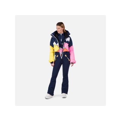 4. Koszulka Rossignol W Booster 1/2 Zip Top niebieski