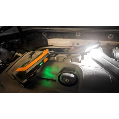 4. Lampa warsztatowa akumulatorowa 400 lm COB + latarka