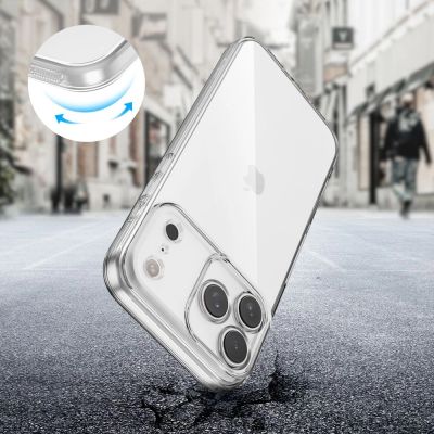 3. Etui Tech-Protect FlexAir na iPhone 17 Pro - przezroczyste