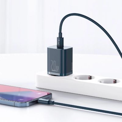 11. Baseus Super Si 1C szybka ładowarka USB Typ C 20 W Power Delivery niebieski (CCSUP-B03)
