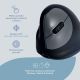 10. Ergonomiczna mysz R-Go Pele HE lewa Bluetooth sidabrina