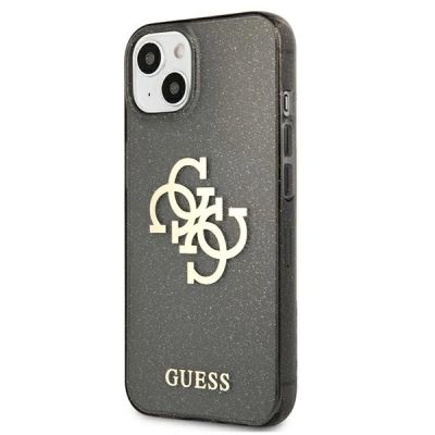 2. Etui Guess Glitter 4G Big Logo na iPhone 13 mini - czarne