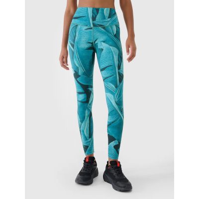 Legginsy treningowe z wysokim stanem damskie 4F 4FRSS25TFTIF408-46A