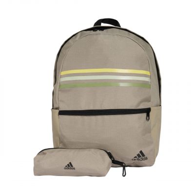 Plecak adidas Classic Horizontal 3-S beżowy IZ1896
