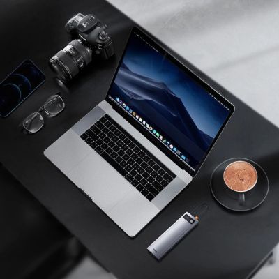 12. Baseus Metal Gleam 11w1 wielofunkcyjny HUB USB Typ C - 3x USB 3.2 Gen 1 5Gbps / USB Typ C PD 100W / 3,5 mm mini jack AUX / VGA Full HD 60Hz / 2x HDMI 4K 30Hz / czytnik kart TF i SD / RJ45 1Gbps szary (CAHUB-CT0G)