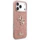 4. Etui Guess Fixed Glitter Big 4G na iPhone 17 Pro Max - różowe