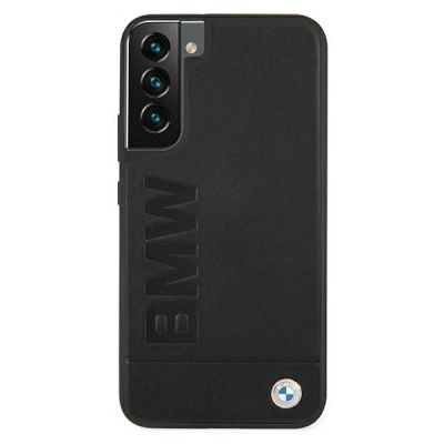 3. Etui BMW Signature Logo Imprint na Samsung Galaxy S22+ - czarne