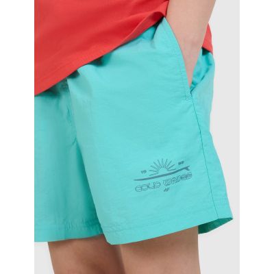3. Spodenki plażowe boardshorty chłopięce 4F 4FJWSS25UBDSM117-47S