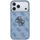 3. Etui Guess 4G & Big Resin Logo na iPhone 17 Pro / 18 Pro - jasnoniebieskie