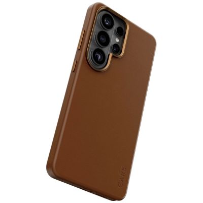2. Etui CARE by PanzerGlass Solo Qi na Samsung Galaxy S26 Ultra - brązowe