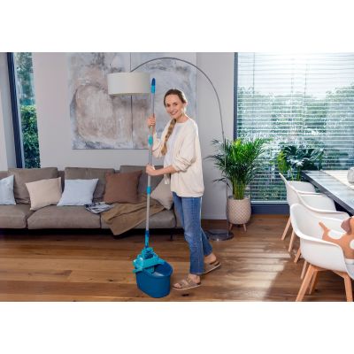 3. Leifheit 55510 mop Stal Mikrofibra Zielony