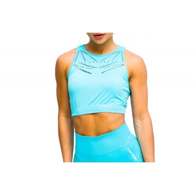 Biustonosz GymHero Venice Beach Top Short Bra W BRA-SHORTBABYBLUE