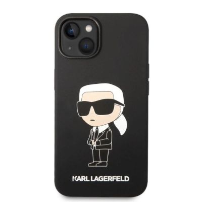 3. Etui Karl Lagerfeld Silicone Ikonik na iPhone 14 Plus - czarne