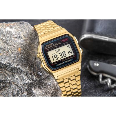 10. Zegarek CASIO A159WGEA-1EF Unisex