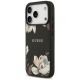 2. Etui Guess Grained Flowers Classic Logo MagSafe do iPhone 17 Pro - czarne