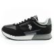 2. U.S Polo Assn buty sportowe sneakersy męskie modne wygodne czarne