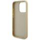 7. Etui Karl Lagerfeld Wrinkled Metal Signature na iPhone 15 Pro - złote