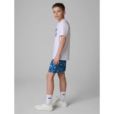4. Spodenki plażowe boardshorty chłopięce 4F 4FJRSS26UBDSM213-90A