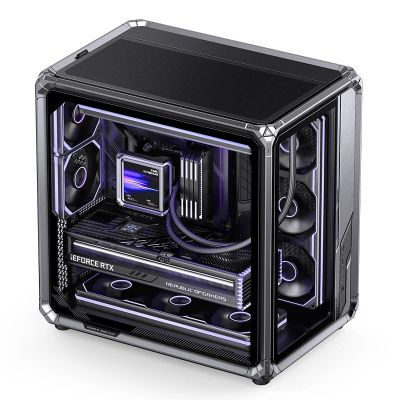34. Jonsbo X400 Pro PC-Gehäuse, Midi-Tower, ATX, Tempered Glass - grau