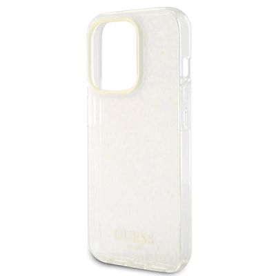 6. Etui Guess IML Faceted Mirror Disco Iridescent do iPhone 15 Pro - różowe
