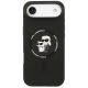 3. Etui Karl Lagerfeld Silicone Karl&Choupette Ring MagSafe do iPhone 17 Air - czarne