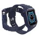 3. Pasek z etui ochronnym Protect Strap Band do Apple Watch 42 / 44 / 45 mm opaska obudowa pancerna - niebieski