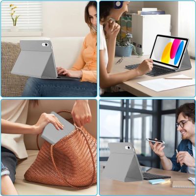 9. Etui Tech-Protect SC Pen + Keyboard na iPad 10.9" 2022 (10 gen.) / 11" 2025 (11 gen.) - szare