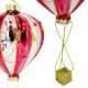 3. BOMBKA FORMÓWKA SZKLANA BALON MICA - CZERWONY RÓŻOWY