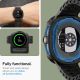 11. Etui Spigen Liquid Air na Samsung Galaxy Watch 8 40 mm - czarny mat