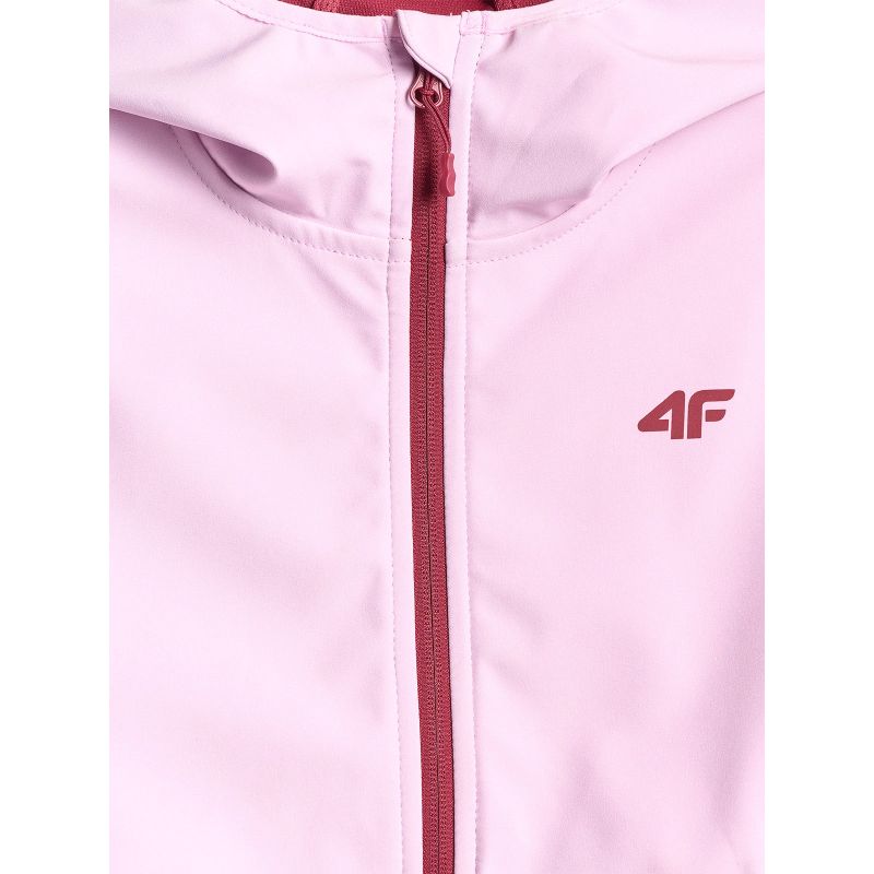 8. Kurtka softshell wiatroodporna membrana 5000 dziewczęca 4F 4FJWSS26TSOFF478-47S