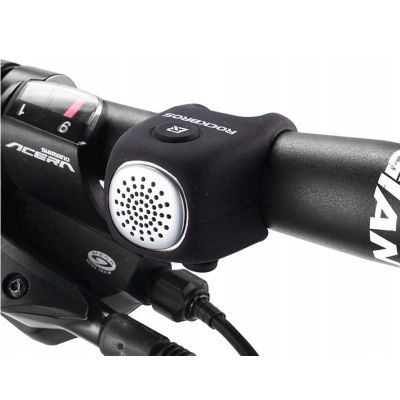 5. Dzwonek rowerowy Rockbros CB1709BK elektorniczny - czarny